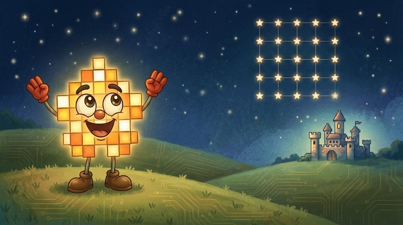 Pixi Pixelatu, Păstrătorul Celor 25 de Stele