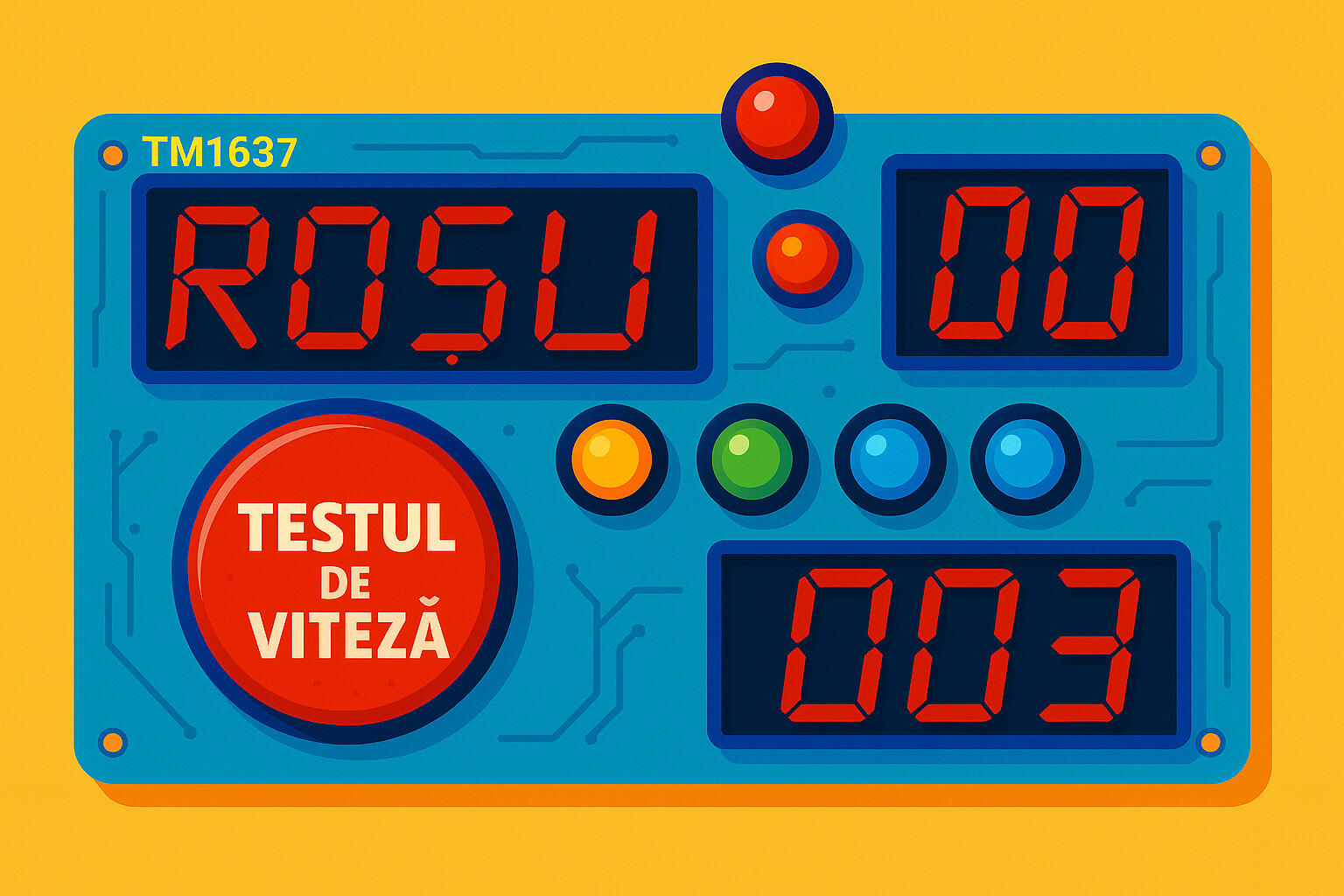 Testul de viteză – Activitate interactivă cu LED-uri și microcontroller ...